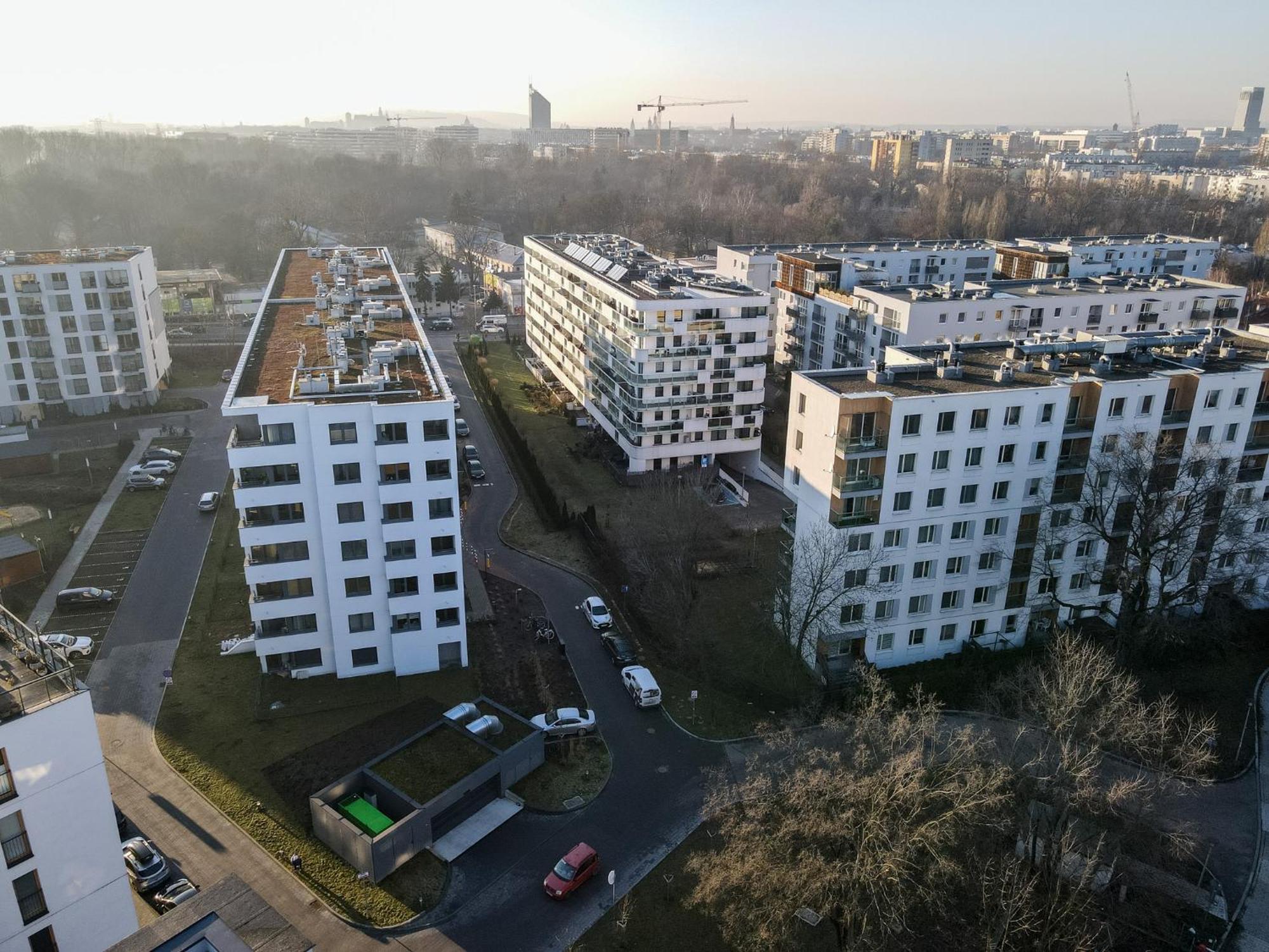 Dabie Park Residence Cracovia Esterno foto